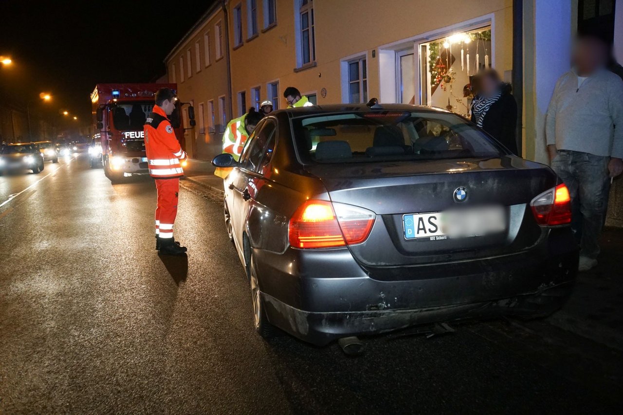Unfall Schnaittenbach, Auffahrunfall, BMW, Fiat