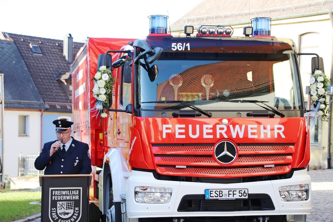 Fahrzeugweihe Feuerwehr Eschenbach
