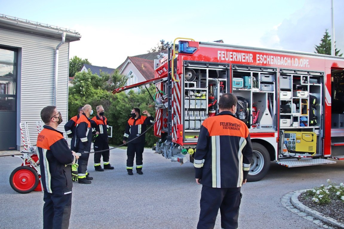 Übung Feuerwehr Eschenbach