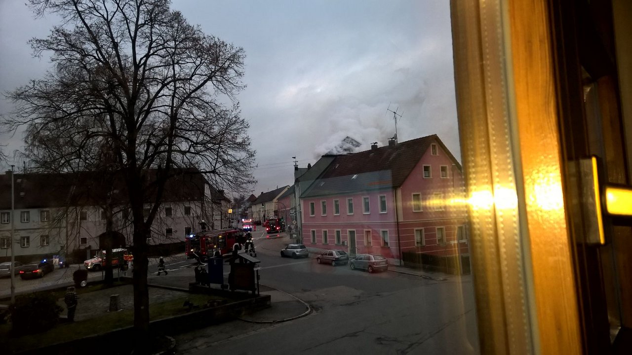 Dachstuhlbrand in Waidhaus