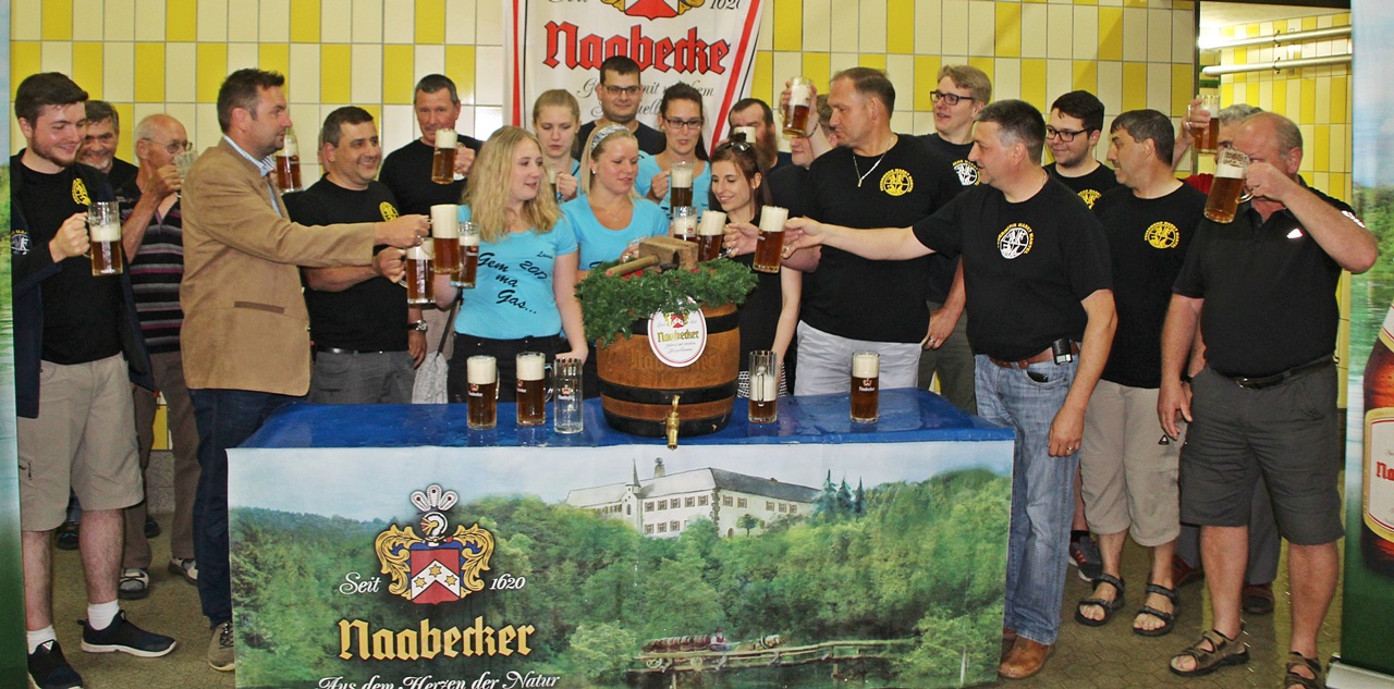 Bierprobe Naabecker Feuerwehr Mantel 150 Jahre Fest