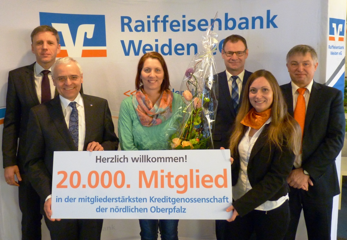 20.000._Mitglied Raiffeisenbank Weiden