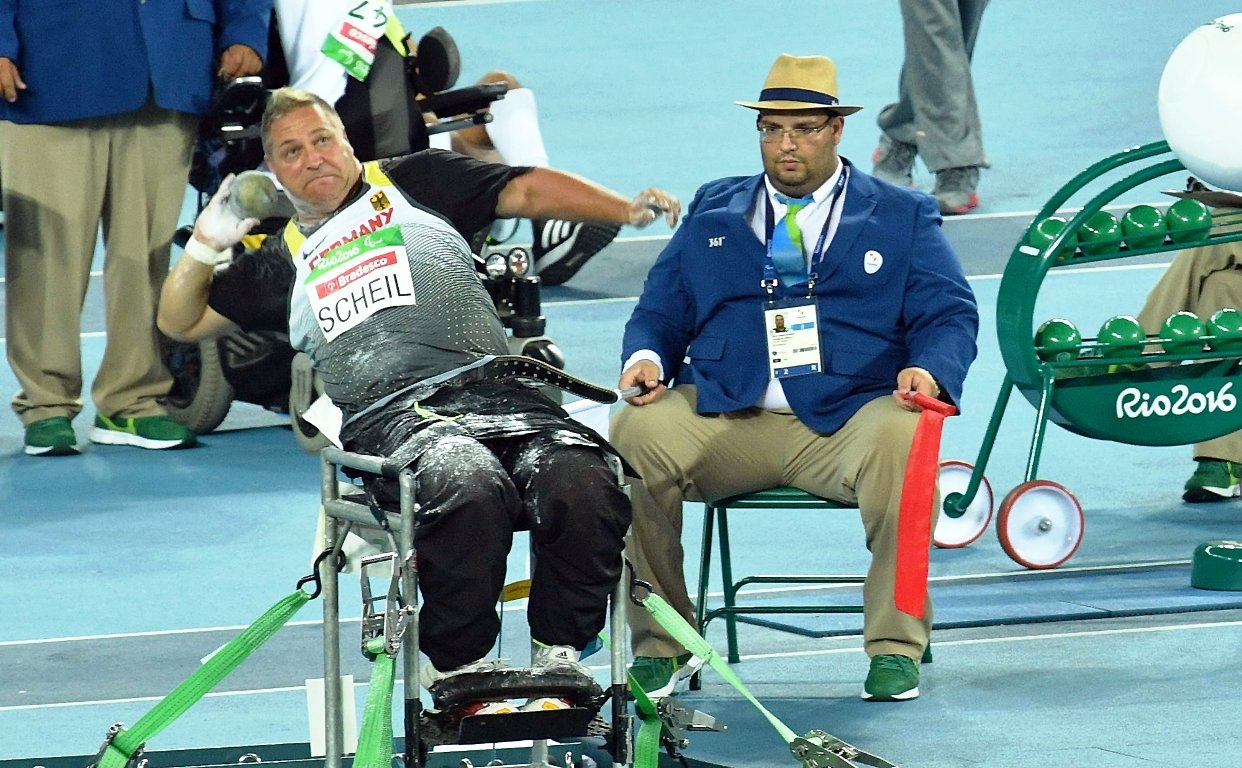 Paralympics in Rio, Daniel Scheil Weiden Kugelstoßen