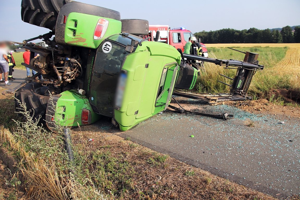 Traktor Unfall Tremmersdorf