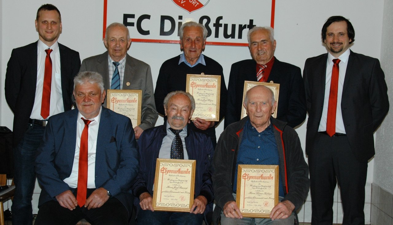 70 Jahre FC Dießfurt Kommersabend Vereingeschichte 4