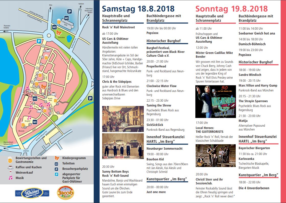 Altstadtfest Neunburg vorm Wald Programm