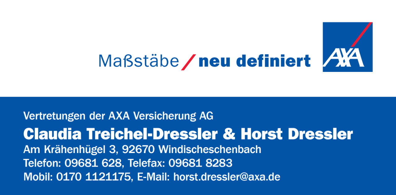 Axa Versicherungen Windischeschenbach AXA Versicherungen AG