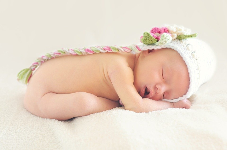 Baby Babymädchen Schlafendes Baby Mädchen Geburt Kleinkind Kind - pixabay