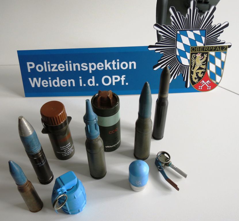 Munition in Spind gefunden