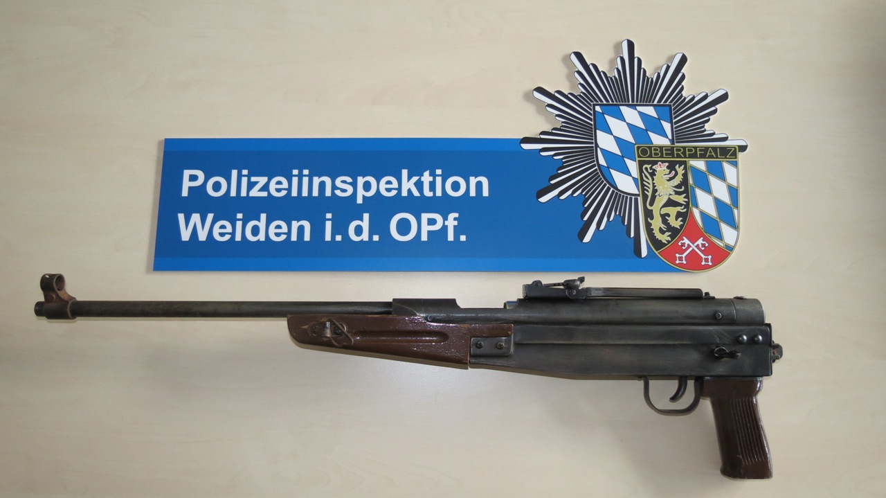 Waffe Polizei Luftgewehr