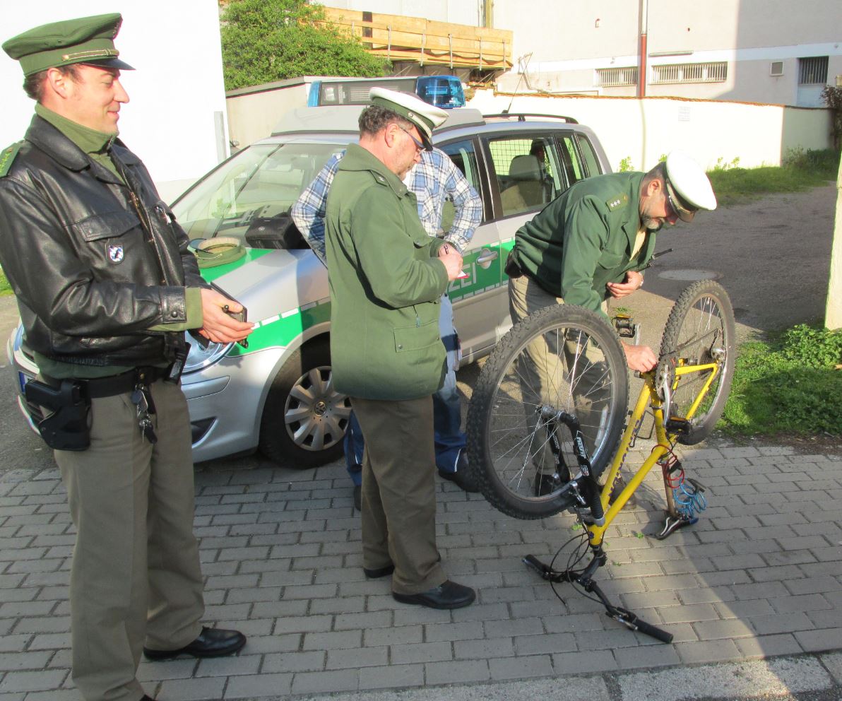 Polizei Kontrolle Fahrrad