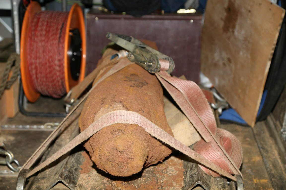 Bombe in Grafenwöhr gefunden zweiter Weltkrieg 75 kilo schwer US Army Lager Bilder NEWS5 Wellenhöfer (1)
