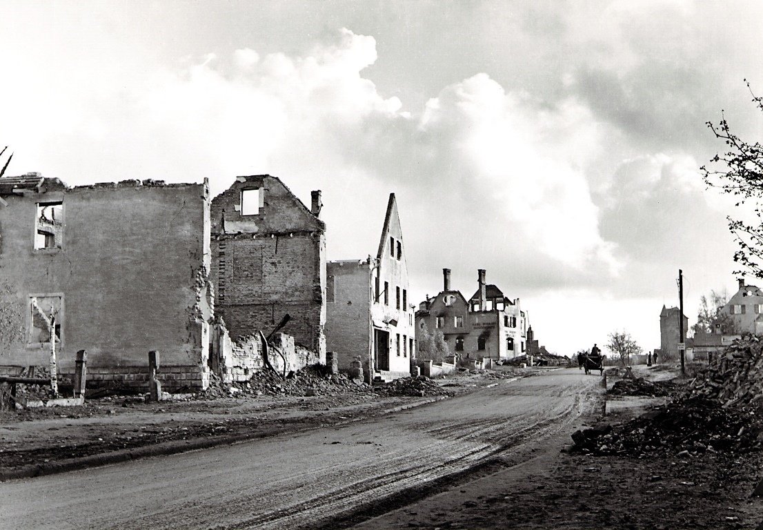 Bombenangriffe Grafenwöhr 1945 Alte Amberger Straße Bombenangriff