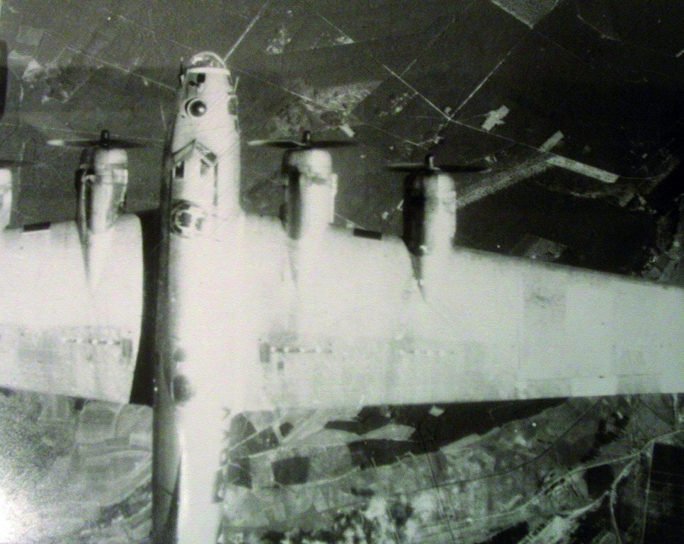Bombenangriffe Grafenwöhr 1945 B-17-Angriff
