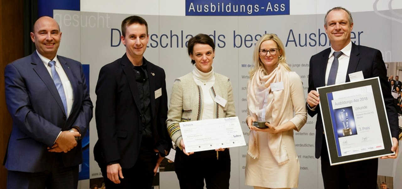Brunner Bäcker Auszeichnung 2018 Ausbildung Ausbildungs-Ass