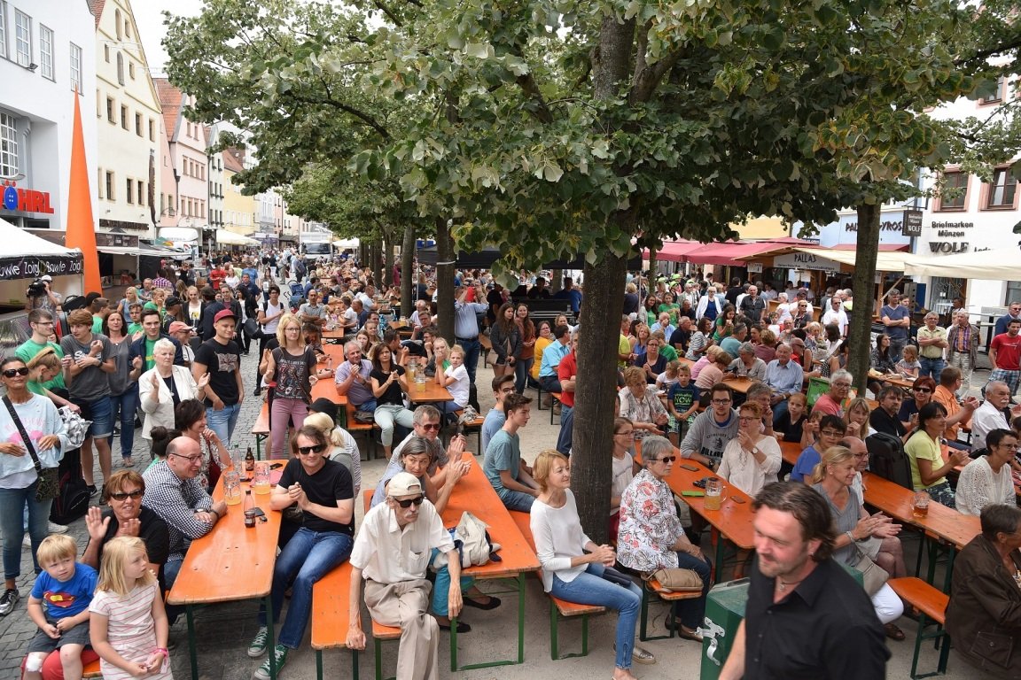 Bürgerfest Weiden 2017 am Unteren Markt