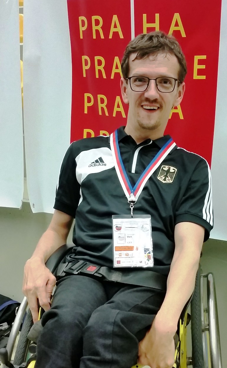 Christoph Voit Prag 2017 Boccia Meisterschaften 7. Platz BSV Weiden