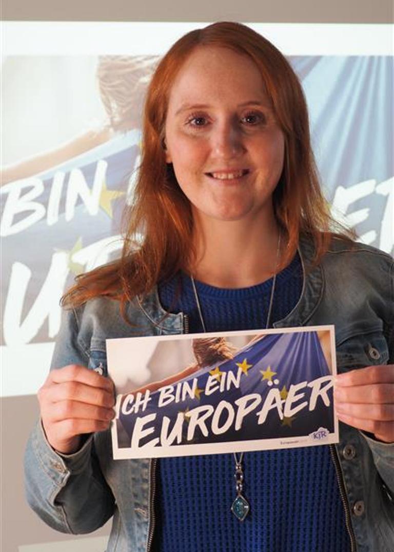 Christina_Baumer Europawahl-Aktion Ich bin ein Europäer