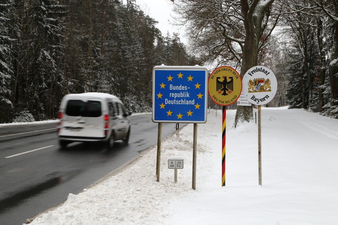Corona Einreisekontrollen Waldsassen Tschechien Grenze Kontrolle (1)