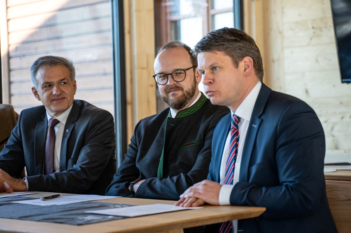 Treffen Spitzenkandidaten CSU Roland Grillmeier, Andreas Meier, Benjamin Zeitler
