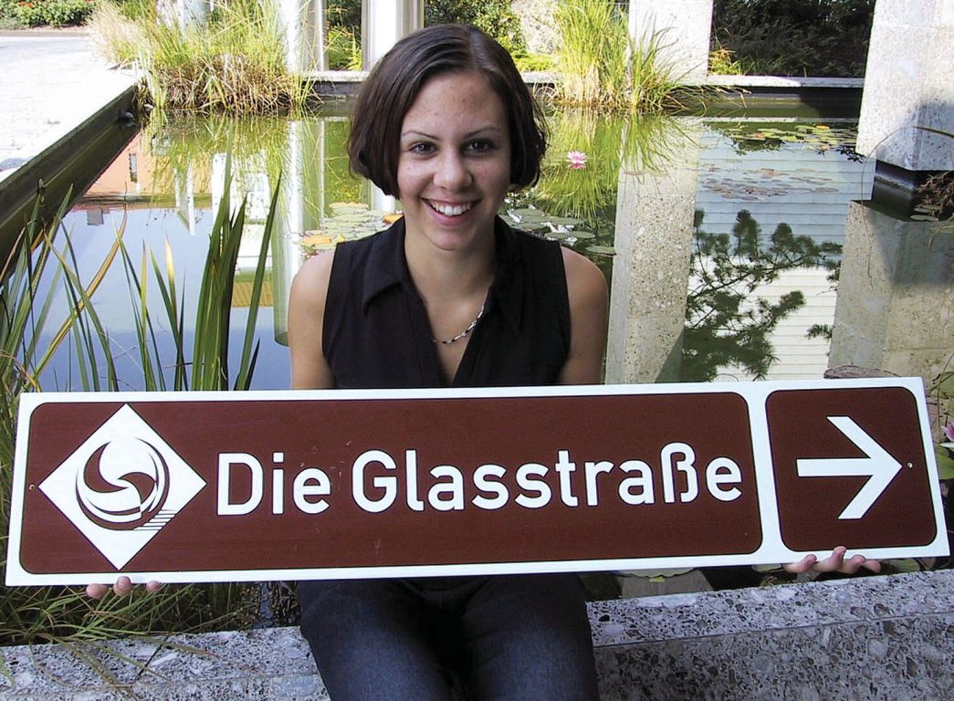 Die Glasstraße_Beschilderung Bild Tourismusverband Ostbayern