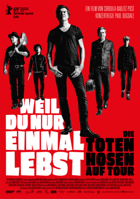 Die Toten Hosen Tour Weil du nur einmal lebst Kinofilm Bild Cineplanet Tirschenreuth