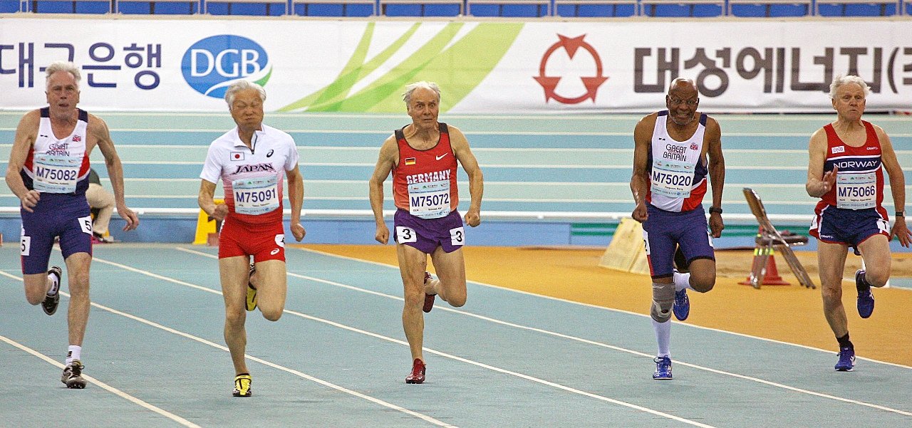 Dr. Karl Schmid sprintet bei Hallen-WM in Südkorea zu Bronze