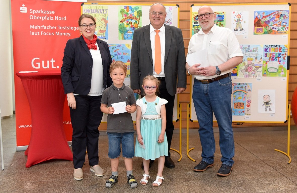 Malwettbewerb Gewinner Kinderbürgerfest Weiden 2017