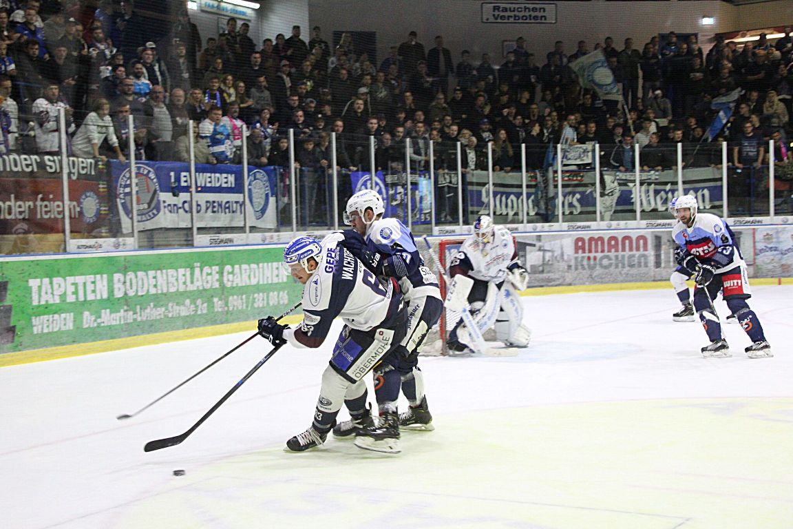 Eishockey Weiden Blue Devils Weiden gegen SC Riessersee Garmisch 21.10.18 Bilder Jürgen Masching5