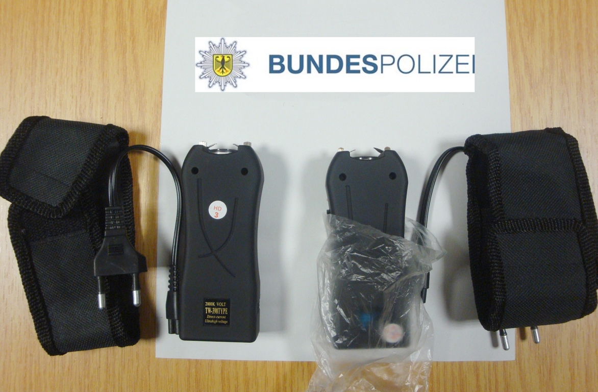 Bundespolizei Elektroschocker Teaser Schmuggel
