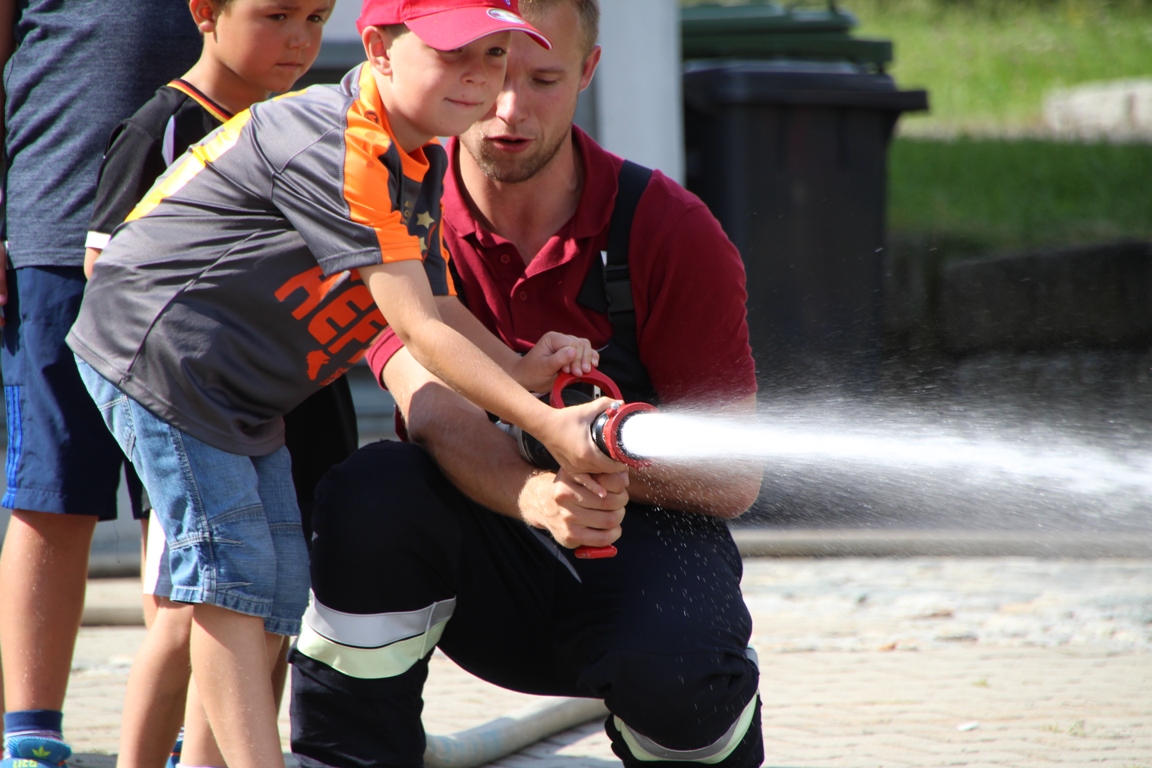 Ferienprogramm Kulmain, Kinder, Feuerwehr (10)