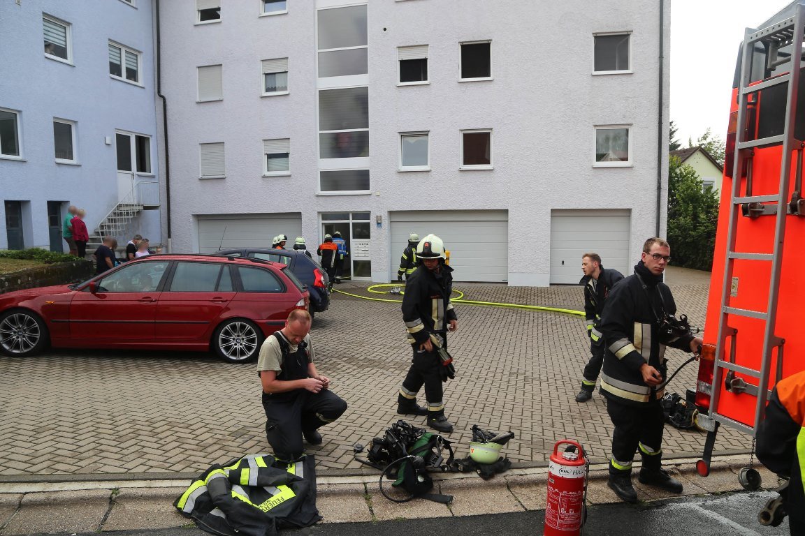 Feuer Feuerwehreinsatz Fuchsmühl Mühlenstraße 02