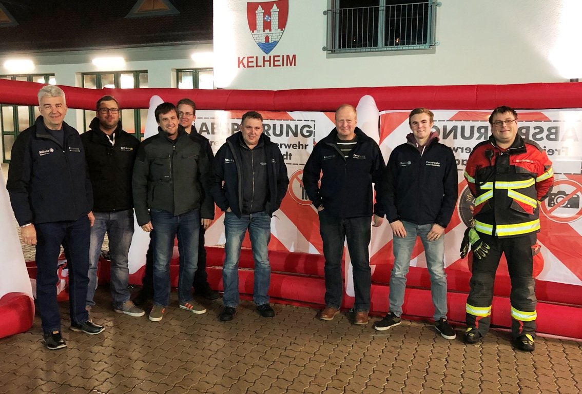 Gafferwand Feuerwehr AltenstadtWN Feuerwehr Kehlheim Stadt Aufblasbare Sichtschutzwand 3