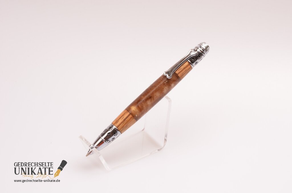 Gedrechselte-Unikate Franz Zetzl Parkstein Stifte Kugelschreiber DOG aus einer Kombination mit Hundehaar und Holz