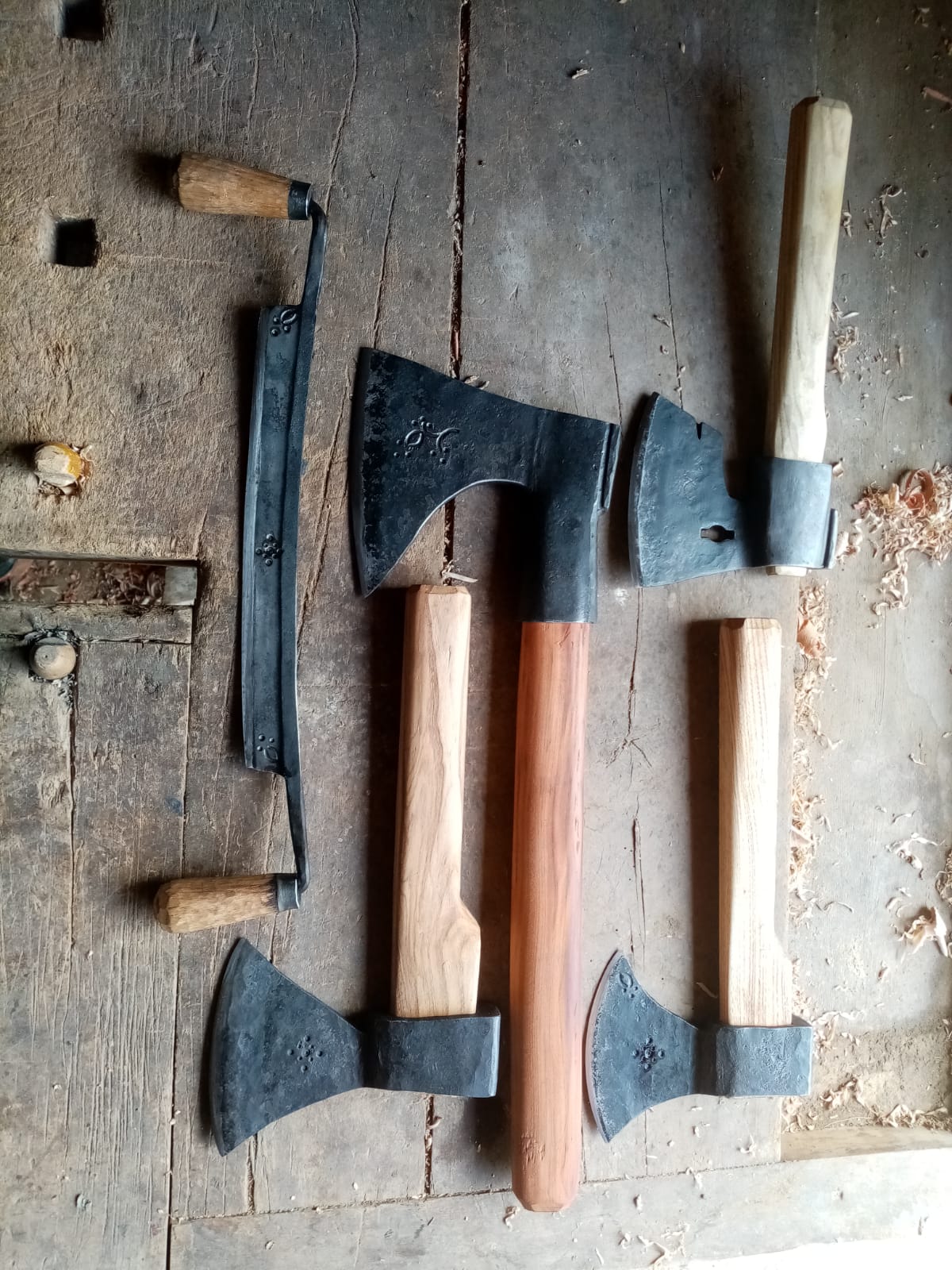 Werkzeug, das die Handwerker während der Corona-Zeit hergestellt haben. 