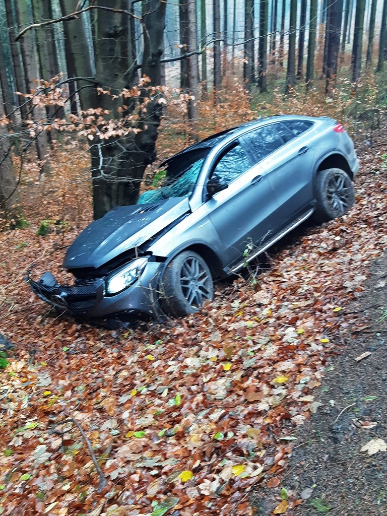 Gestohlener Mercedes Verfolgungsfahrt Tschechien