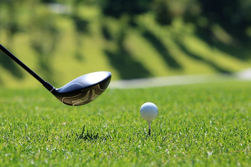 Golf Golfplatz Symbol Rasen Golfschläger