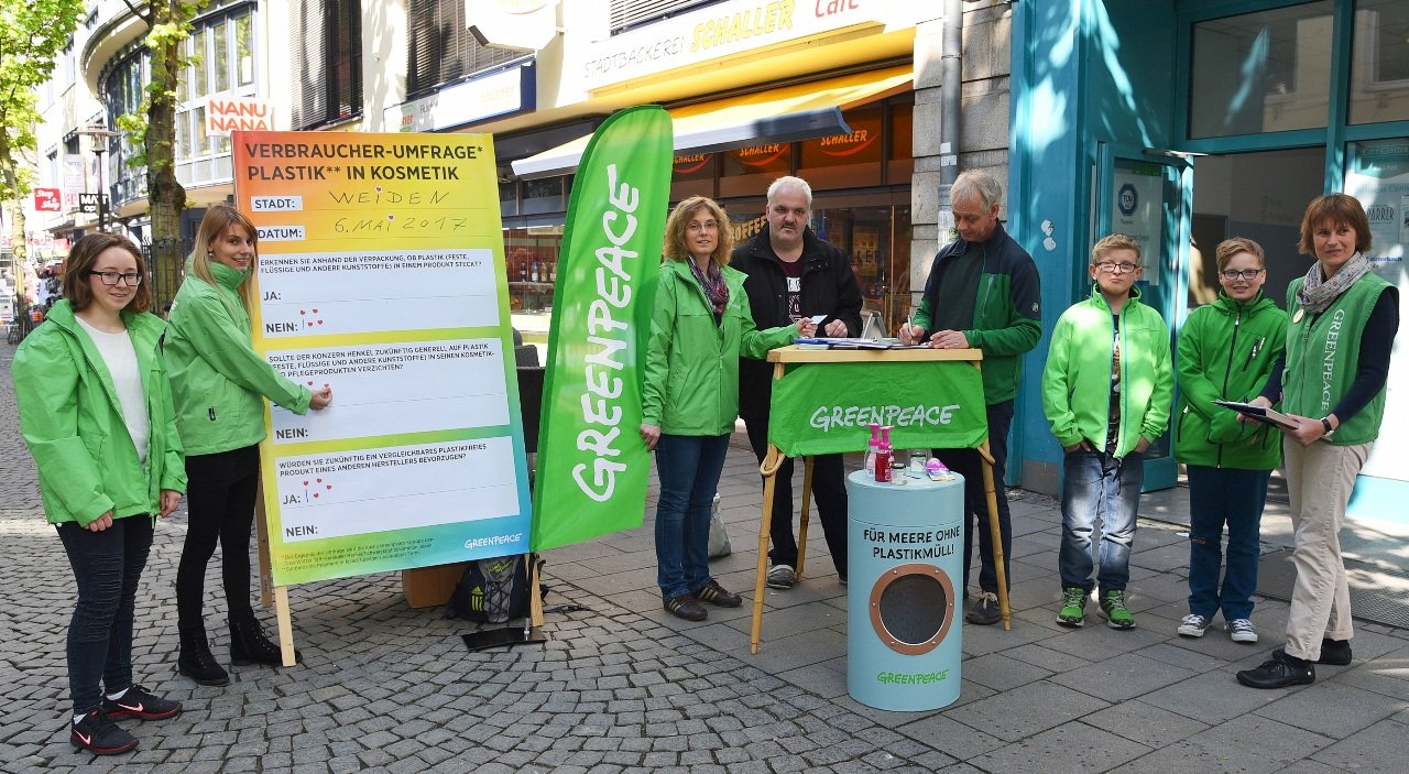 Greenpeace, Fußgängerzone