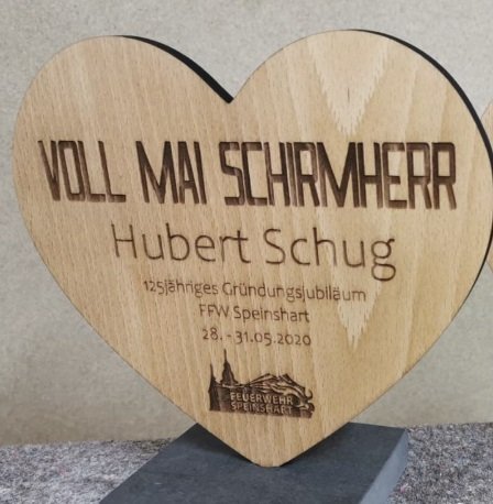 Herz Stefan Schedl Freiwillige Feuerwehr Speinshart 125 Jahre Fest Schirmherr Hubert Schug