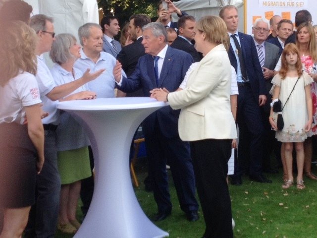 Greenpeace Weiden bei Bundespräsident Gauck Bürgerfest