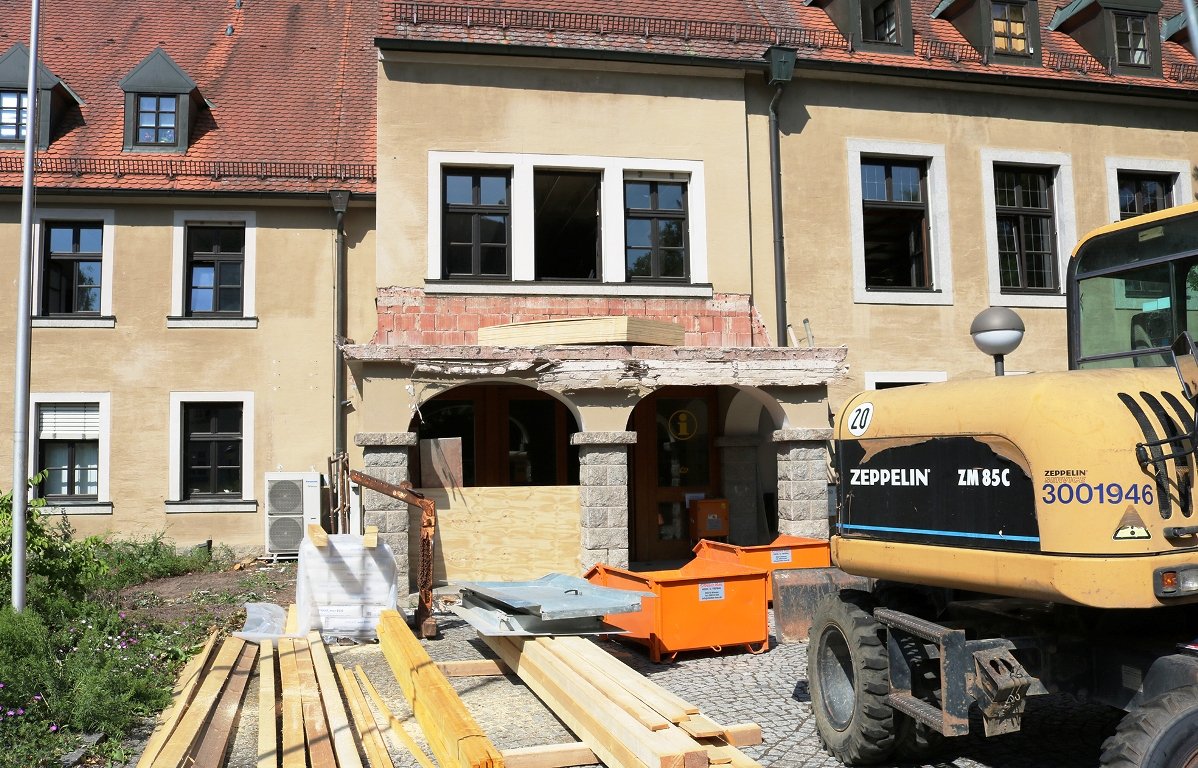 Baustelle Landratsamt Tirschenreuth