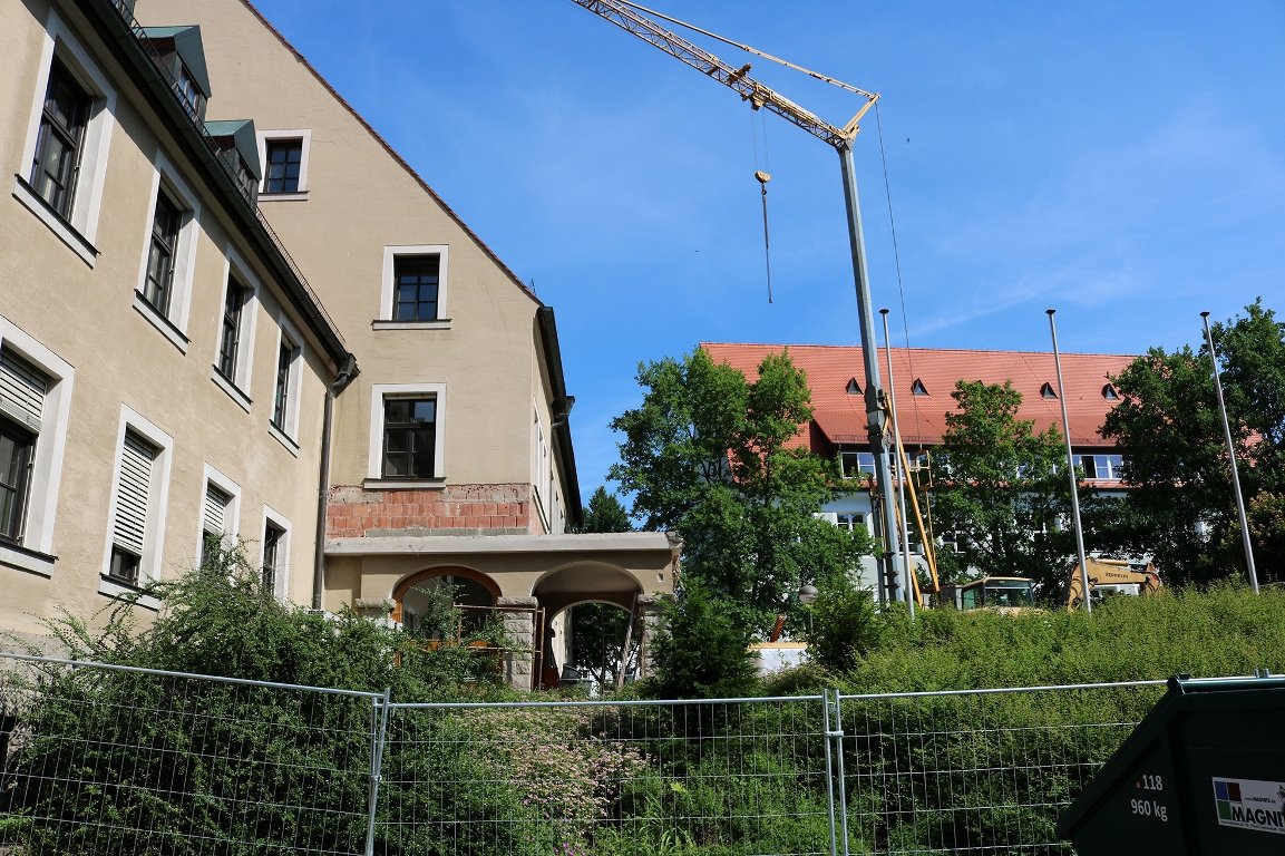 Baustelle Landratsamt Tirschenreuth