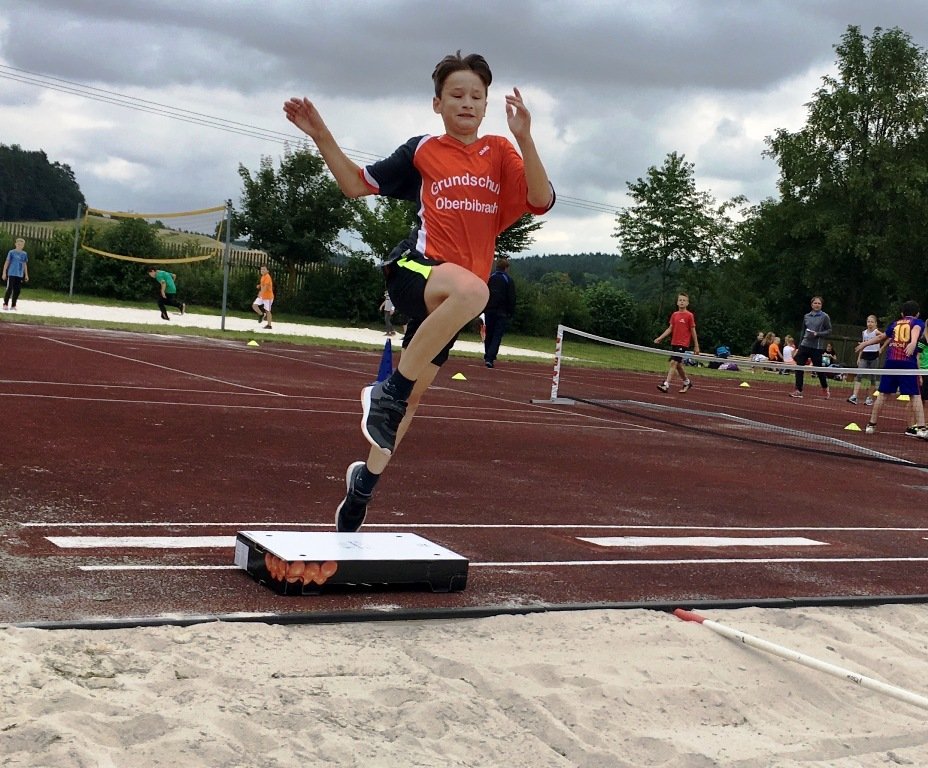 Leichtathletik Grundschulen Oberbibrach Wettkampf