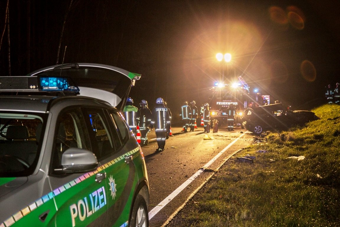 Verkehrsunfall zwischen Schönreuth und Kemnath