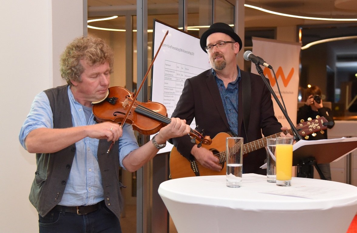 Kick–Off–Veranstaltung zum Wissenschaftstag 2019 Hubert Treml (rechts), Sepp Zauner