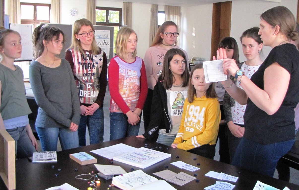 Kreativworkshop Handlettering Kommunale Jugendarbeit Tirschenreuth 2