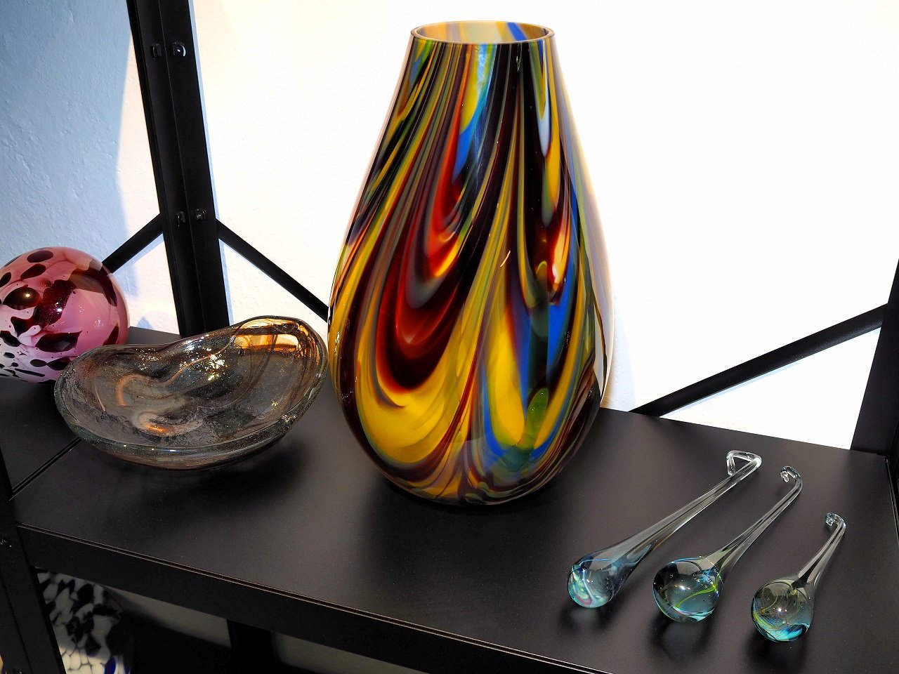 Mundgeblasene handgefertigte Glasunikate Glashütte Lamberts eröffnet Glasgalerie in Waldsassen Bilder Robert Christ