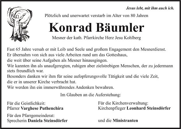 Nachruf Konrad Bäumler Kohlberg