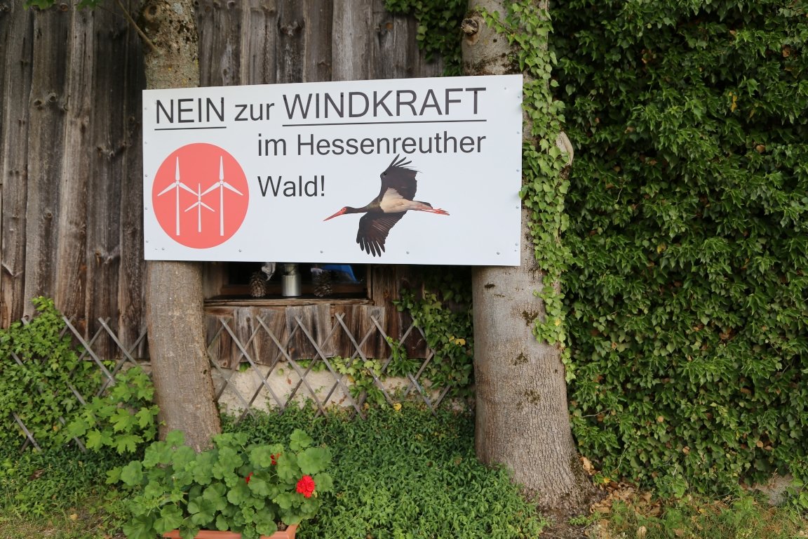 Rund um den Hessenreuther Wald ist der Widerstand gegen den geplanten Windindustriepark deutlich. Archivbild: Roland Wellenhöfer 