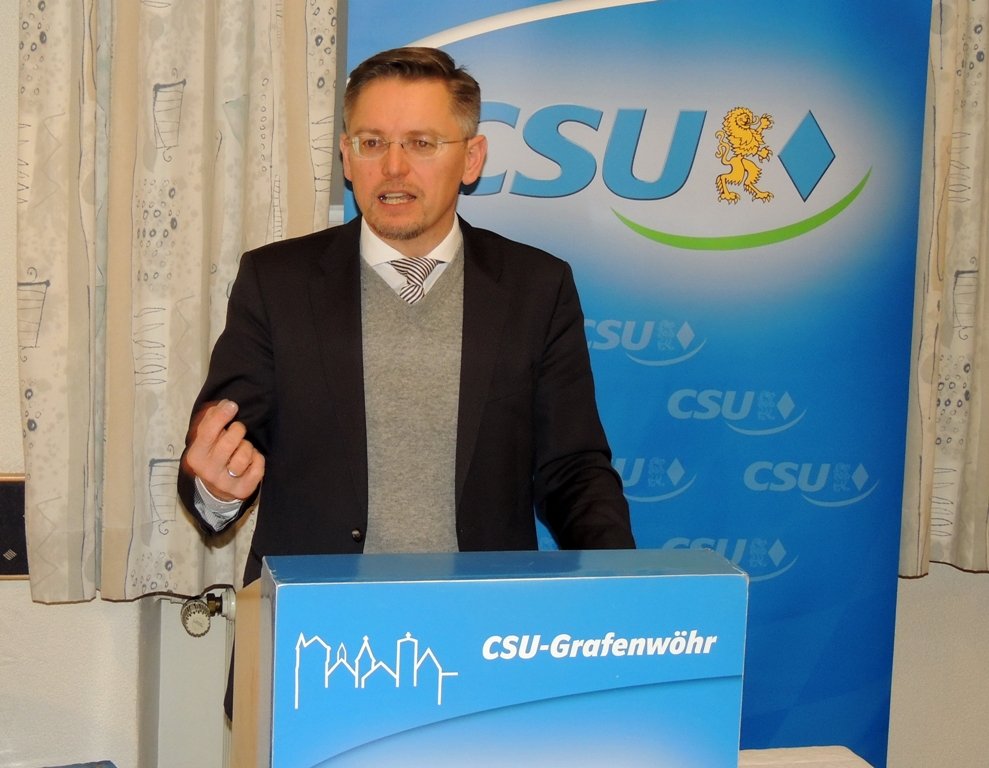 Tobias Reiß CSU Grafenwöhr Jahreshauptversammlung